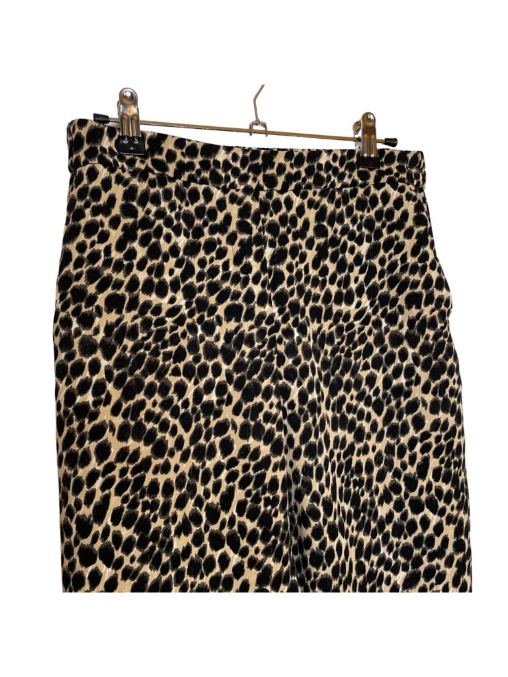 J. Crew Factory Leopard Wide Leg Crop Jamie Pant, 6 - Picture 3 of 10